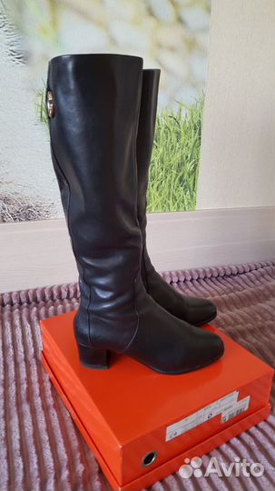 Сапоги кожаные осенние diverso