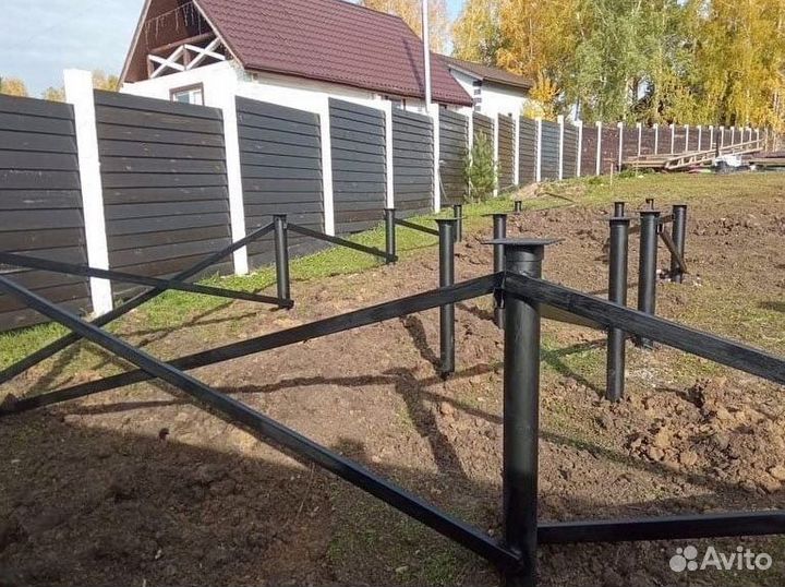 Свайно винтовой фундамент