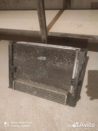 Кассета радиаторов бмв Е90 дизель