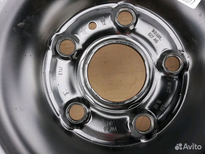 Б/у 1 диск 15R, 5*112 на VW, Skoda
