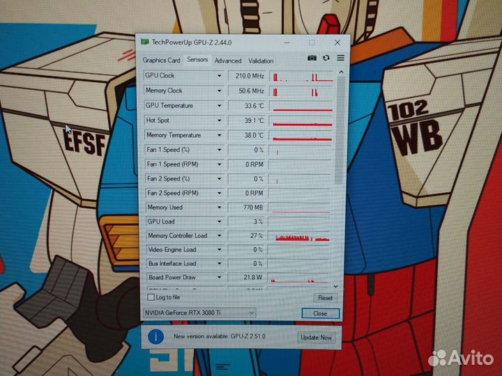 Видеокарта RTX 3080ti Asus Tuf Gaming OC