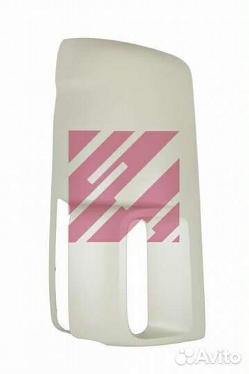 Дефлектор кабины белый пластик SMC правый скания