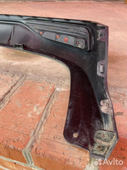 Губа на задний бампер solaris 21