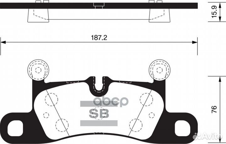 Колодки тормозные дисковые Sangsin SP2319 SP231