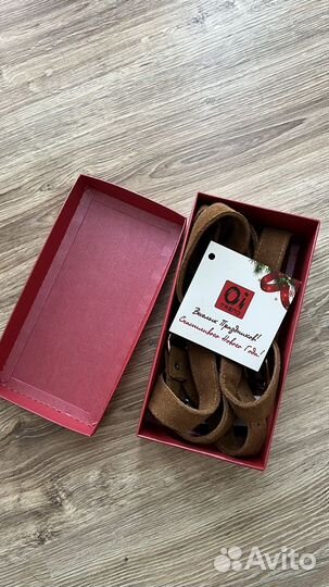 Ремень женский натуральная замша Италия