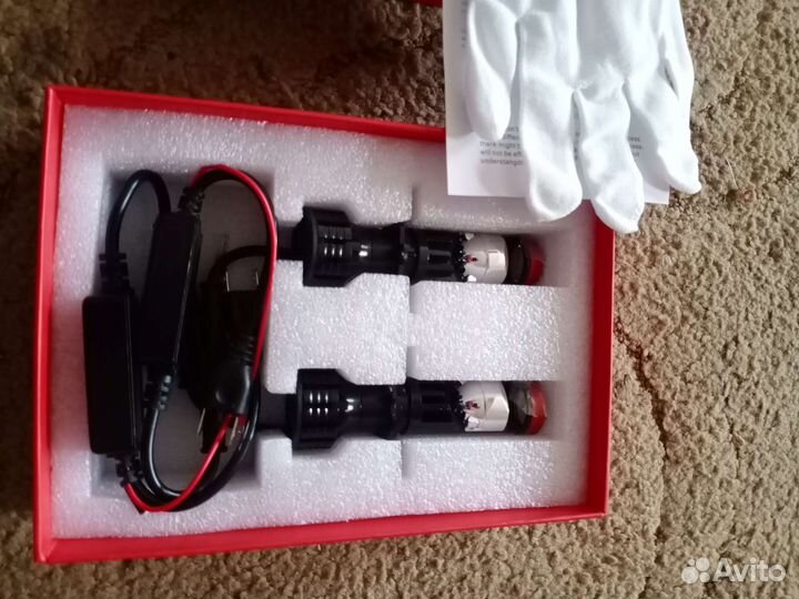 Светодиодные лампы led h7 с линзой