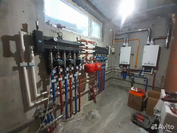 Монтаж отопления водоснабжения