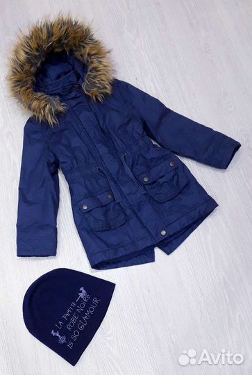 Зимнее пальто и куртка, парка осень 128,134