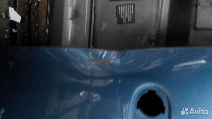 Рено Кангу 2 дверь перед правая синяя