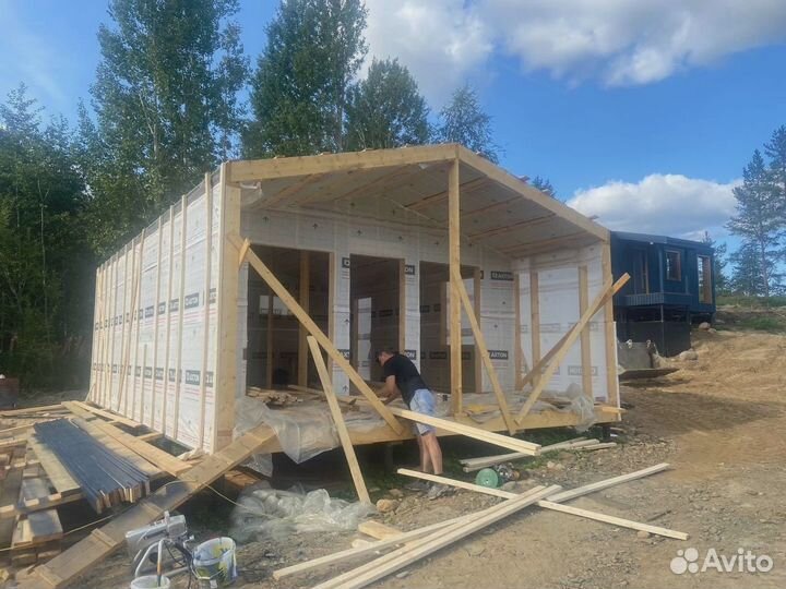 Строительство каркасных домов Барнхаус