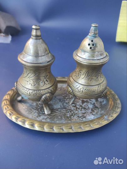 Набор для специй индия латунь