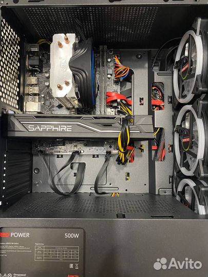 Игровой пк I3 10105f +RX470