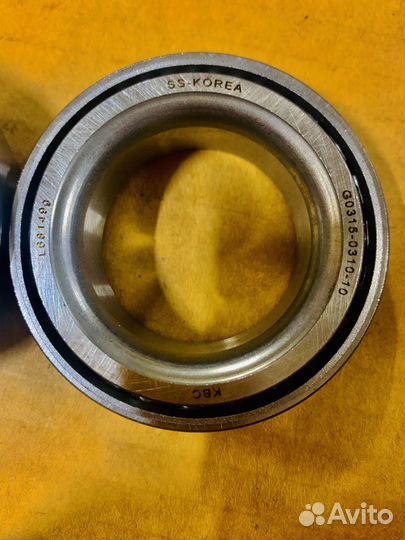 Подшипник ступицы передний daewoo matiz