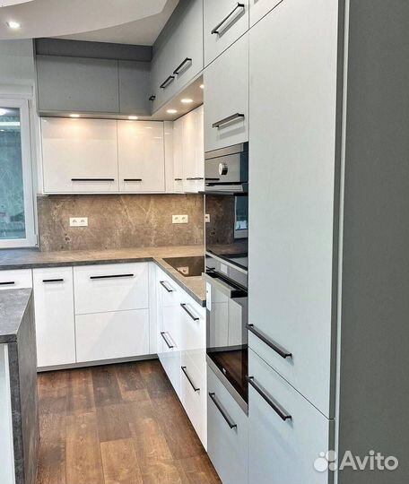 Кухня мдф без ручек