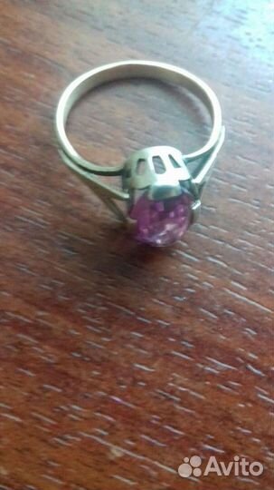 Серебряное кольцо СССР винтаж