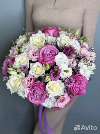 Живые цветы букеты розы