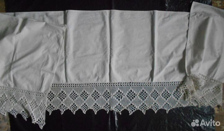 Подзоры, полотенца, наволочки с кружевом и др.СССР