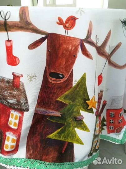 Скатерть новогодняя