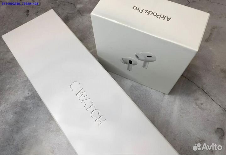 AirPods pro2(с чехлом) + Apple watch 8 MAX (Арт.76