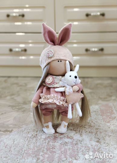 Текстильная кукла тильда