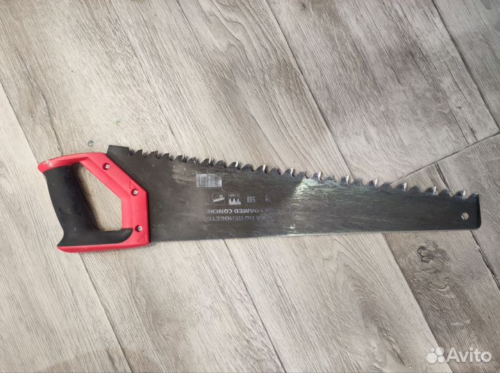 Пила по бетону/газоблоку, 50 см, 25 зубов