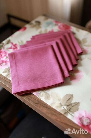 Салфетки сервировочные 6 штук + дорожка на стол