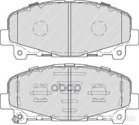 Колодки тормозные, передние FDB4270 Ferodo