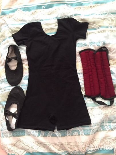 Комплект для танцев. Костюм, утяжелители, шечки дл