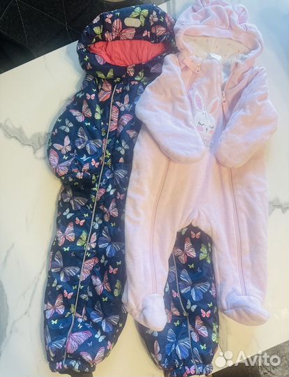 Пакет фирм одежды для девочки 62-68 и 68-74(9 шт)