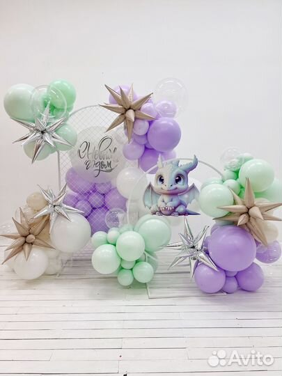 Воздушные шарики новогодние на новый год