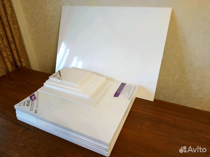 Холсты на картоне, оргалите, MDF, 10х15 - 50х70 см