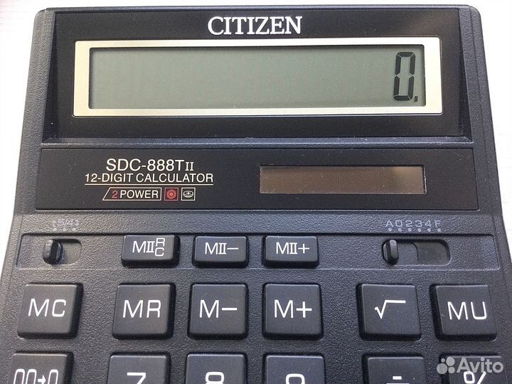 Калькулятор Citizen SDC-888T