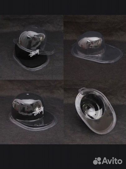 Боксы пластиковые для хранения бейсболок (5 шт)