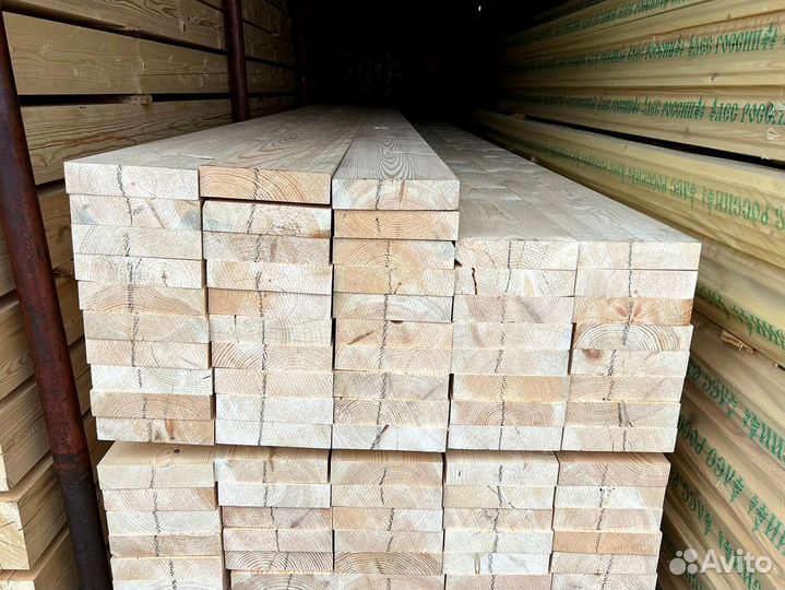 Доска обрезная 25х100х6000мм от производителя