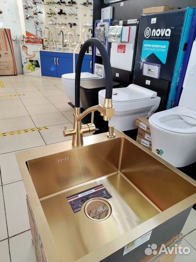 Мойка для кухни из нержавеющей стали gerhans K3505