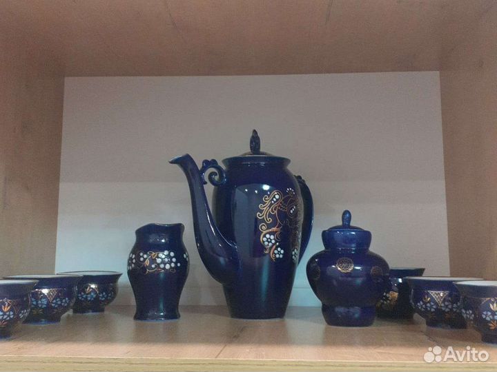Кофейный сервиз СССР cobalt