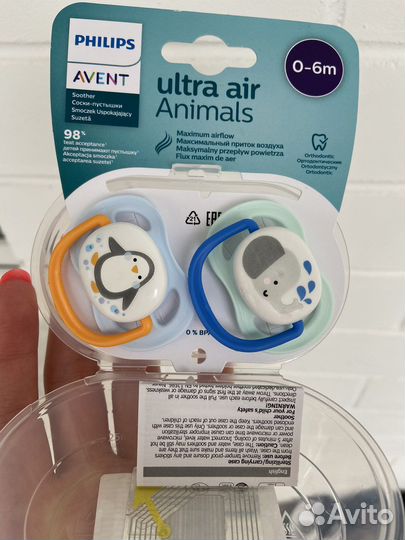 Пустышка avent 0-6