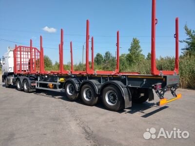 Полуприцеп лесовоз (сортиментовоз) АПС 553604, 2023