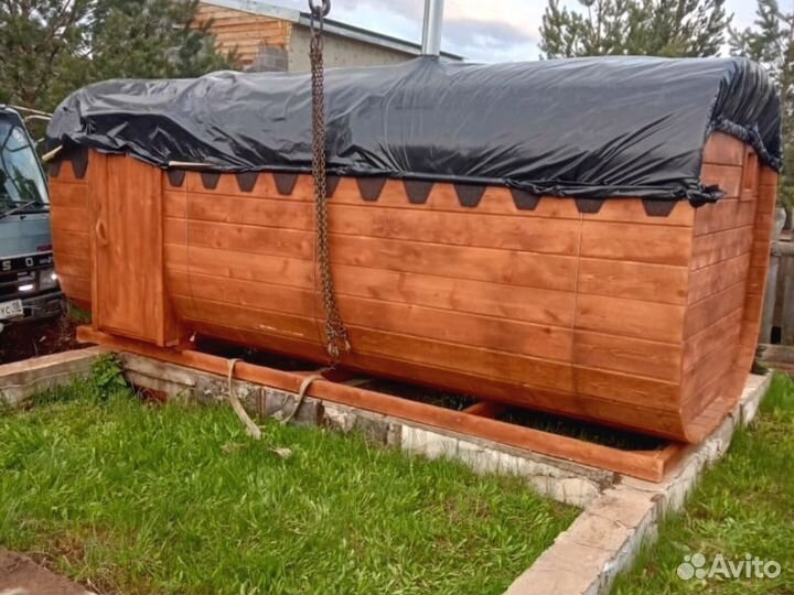 Бани-бочки под ключ