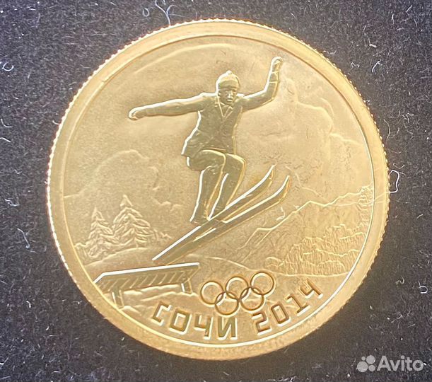 Золотая монета 