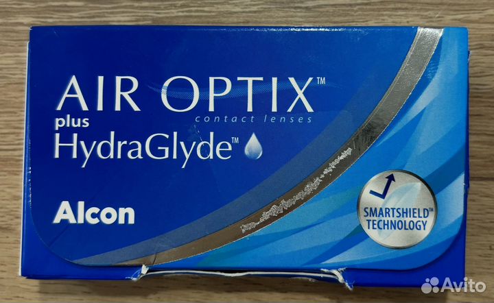 Линзы airoptix hydraglyde -3.5