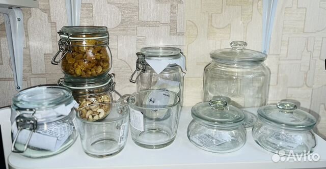 Посуда IKEA банки для хранения Вардаген/Коркен