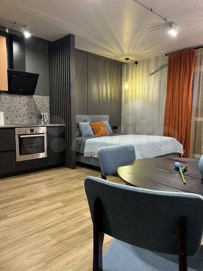 Квартира-студия, 38 м², 1 кровать