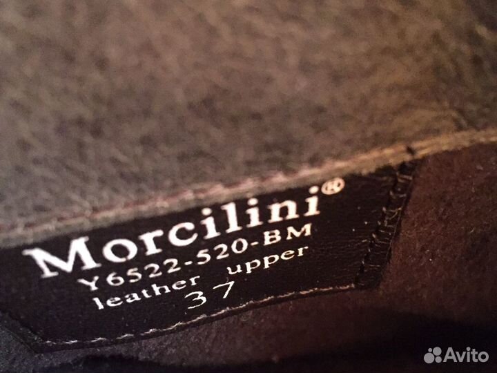 Сапоги Morcilini кожа 37 размер демисезонные