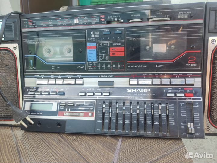 Магнитофон sharp gf 800z