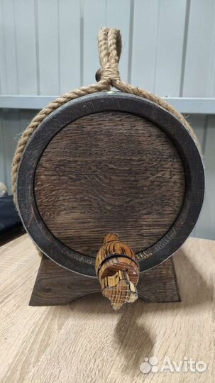 Дубовая бочка на 5 литров состаренная