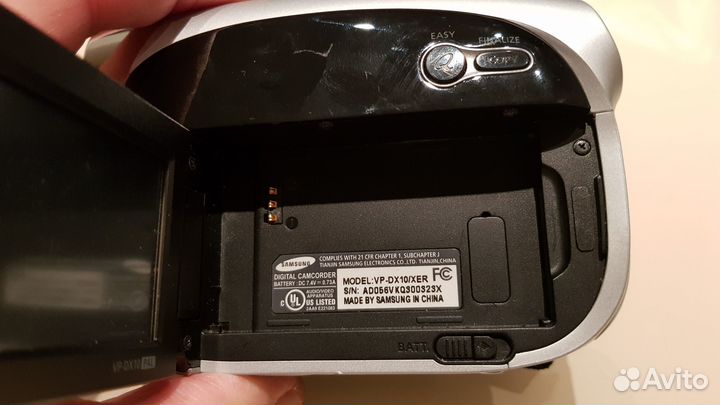 Видеокамера samsung VP-DX10/XER