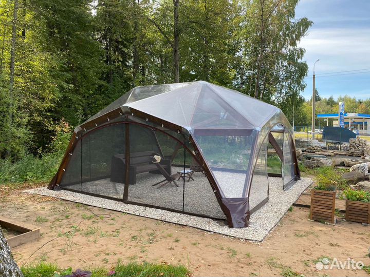 Мягкие окна для беседки