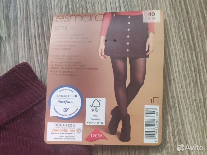 Юбка вельветовая Esmara