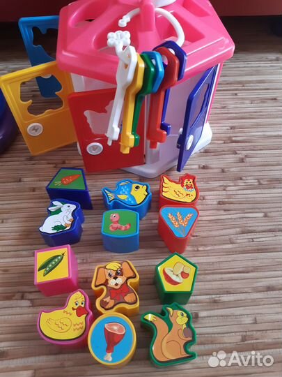 Игрушки пакетом от 0до 3лет (3игры)